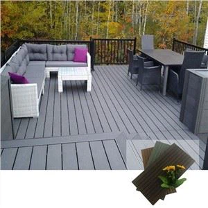 Tablero de cubierta de madera plástica