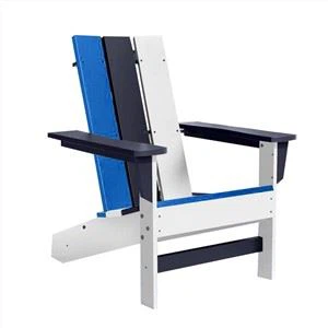 Silla y mesa Poly Adirondack